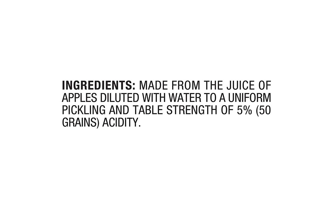 Heinz All Natural Apple Cider Vinegar   Bottle  946 millilitre